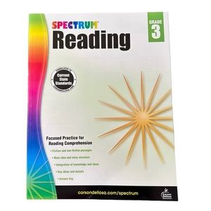SPECTRUM Reading Workbook Grade 3 Paperback NEW